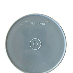 Vintage 70s Tupperware Country Blue Canister with Lid Retro‎ Style Made in USA